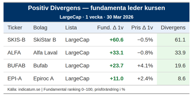 SkiStar B stärker fundamenta men kursen står still